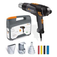 Professionelle Heißluftpistole HM 2320 E von Steinel, inkl. Düsen und Schrumpfschläuchen für Kunststoff formen, Entlöten und mehr