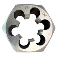UNF Sechskant-Schneideisen für Rechtshänder, 3,8 cm (1 1/8 Zoll), 12 Stück