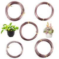 Bonsai Aluminiumdraht, 5 Größen, 70 Meter lang, zum Basteln und Pflanzenpflege