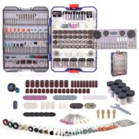 Multifunktionswerkzeug Zubehör Set mit 698 Teilen für Schneiden, Schleifen, Polieren, Gravieren, Bohren und Reinigen