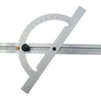 Präzisions-Winkelmesser mit versteller Schiene für exakte Winkelbestimmung und Markierungen auf Materialien wie Holz, Metall und Kunststoff