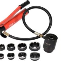 Hydraulisches Ein-/Auspresswerkzeug für verschiedene Anwendungen, manuelle Bedienung und hohe Präzision.