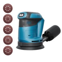 Akku Exzenterschleifer für Makita 18V, kabelloses Elektroschleifer für Holzbearbeitung, Metallverarbeitung und Lackentfernung
