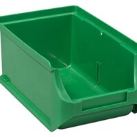 Grüne Sichtbox von Allit mit Größe 2, 160 x 102 x 75 mm, ideal für Heimwerker und DIY-Einsteiger