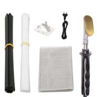 Auto Stoßstangen Reparatur Set, Kunststoff Schweißgerät für Riss und Loch Reparatur an Autos, Auto Stoßstange Riss Reparatur Set mit Gitter Spachtel und Schweißdraht