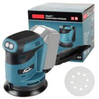 Autojare Exzenterschleifer für Makita 18V Akku, 3 Leistungsstufen, Schwingschleifer zum Schleifen, Polieren und Oberflächen glätten (ohne Akku)