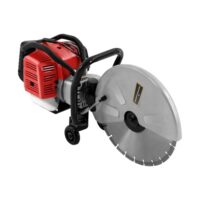 Benzin Betonschneider, 1400W 52CC BetonsäGe, Trocken und Nassschneider mit 350mm Sägeblatt, 1800RPM Steinsäge für Beton, Granit, Baustelle