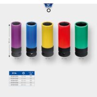 Hochwertige Alu-Felgen-Kraft-Stecknuss von BRILLIANT TOOLS mit 17 mm Länge, ideal für Radmontage und -Demontage