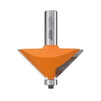 Hochwertiger Fasenfräser von CMT Orange Tools mit Anlauflager HW Z2 für die Herstellung komplexer Formen wie Pfeiler, Säulen und Viereck-Boxen