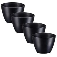 Colorus Profi Gipsbecher 4er Set Konische Form aus Kunststoff für Renovierungs- und Bauarbeiten