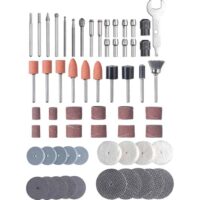 Original Einhell 61-tlg. Schleif- und Gravurset - perfektes Zubehör für Einhell Schleif-/Gravurwerkzeuge, umfasst 61 Teile wie Graviermesser, Fräsmesser, Diamantbestückte Fräser und mehr