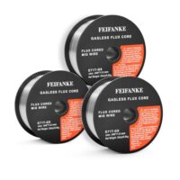 FEIFANKE 1,0MM, 3KG, 3 Rollen Fülldraht Ohne Gas - E71T-GS Universal Schweißdraht MIG MAG Drahtrolle D100 für Schweißgerät