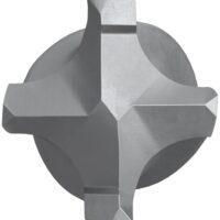 Hochleistungsbohrer mit SDS Plus für Beton, Stahlbeton, Vollziegel und Kalksandstein. Hochauflösendes Bild eines fischer Hammerbohrs Quattric II 10-200-265 S zum Bohren in verschiedenen Materialien.