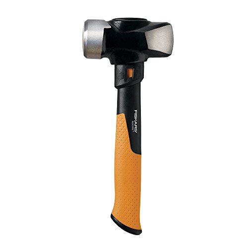 Fiskars IsoCore 1,36kg Fäustel-Hammer mit ergonomischem Griff und extra großer Schlagfläche für Heimwerker