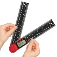 Digitaler Winkelmesser mit LCD-Anzeige, 360° Winkel messen, Hold und Feststell Funktion