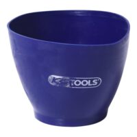KS Tools Gipsbecher, blauer Gipsbecher für Tünchen und Tapezieren, konisch gewölbte Form