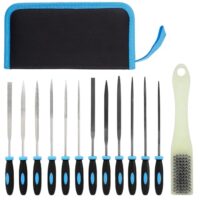 Hochwertiges Profi Feilensatz Metall, 13-tlg Nadelfeilen Set für Holz, Metall, Kunststoff und Schmuck