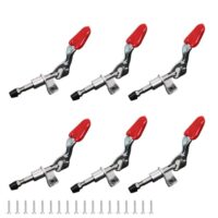 Kniehebel-Schnellspanner GH-301-AM, horizontale Klemmhebel mit Schrauben für Maschinenbetrieb und Zimmerei
