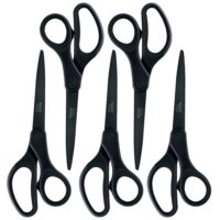 Hochwertige Schere mit ergonomischem Griff, Klingen aus rostfreiem Stahl, für zu Hause, Büro und Schule