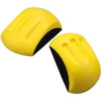 Ergonomischer Manueller Schleifklotz mit Klettverschluss für schnellen Wechsel des Schleifpapiers, ideal für DIY-Projekte, Holzarbeit und Möbelrestaurierung.
