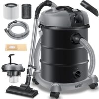 Industrieller Staubsauger mit HEPA-Filter, Nass- und Trockensaugfunktion, 58 l/s Luftfördermenge, 2300W Motorleistung, für Werkstatt und Industriebereich