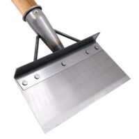 Multifunktionale Reinigungsschaufel, Gartenschaufel mit Manganstahlblatt für effektive Entfernung von Unkraut und Moos im Garten.