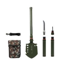 Multifunktions-Klappspaten aus rostfreiem Edelstahl, ideal für Survival, Wandern und Camping