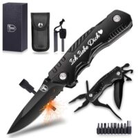 Multitool Taschenmesser als Geschenk für Männer, 21 in 1, Ich Liebe Dich, Geburtstagsgeschenk für Partner Ehemann mit Zange Flaschenöffner für Outdoor Camping