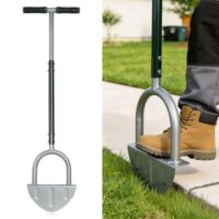 Manueller Gartenkantenschneider für saubere Kanten an Blumenbeeten, Rasen und Garten - 120cm Langstiel