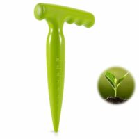 Traditionelle Gartengeräte für Sukkulenten, Gemüse und Blumen - Pflanzhilfe für Blumenzwiebeln, Pikierstab und Zwiebelpflanzer Werkzeug