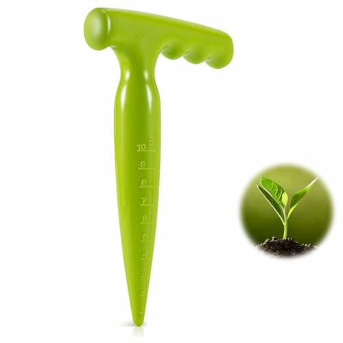 Traditionelle Gartengeräte für Sukkulenten, Gemüse und Blumen - Pflanzhilfe für Blumenzwiebeln, Pikierstab und Zwiebelpflanzer Werkzeug