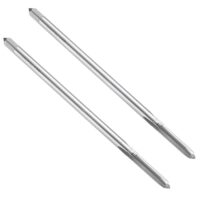 QUARKZMAN 2 Stück HSS Gewindebohrer, M6 x 1, 150mm Extra Lang Metric Gewindeschneider, Rechtsgewinde für Metallen und Eisenblech