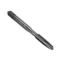 Hochwertiger Gewindebohrer aus HSS 6542 mit nitrierter Oberfläche, ideal für die Herstellung von Durchgangsgewinden in verschiedenen Materialien.