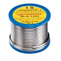 Rothenberger Fittingslot 1 S, Durchmesser 2 mm, 1 Stück, hochwertiges Fittingslot für Werkstatt und Projektarbeit