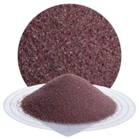 Schicker Mineral Granatsand Strahlmittel 30/60 Mesh 25 kg - Naturliches, Eisenfreies Mehrwegstrahlmittel für Abrasive Reinigung und Oberflächen-Schonung