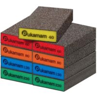 Schleifpapier-Set mit 9 Stücken in verschiedenen Körnungen für Nass- und Trockenschleifen, ideal für Holz, Auto und Metallbearbeitung
