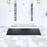 Schneeschmelzkissen für Innen/Outdoor-Wintergebrauch, effektive Schneeschmelzung durch Heißpressverfahren, PVC-Graphen-Material, wasserdicht und flammhemmend, hohe Tragfähigkeit & Sicherheit, beheizte Bodenmatte mit 400 kg Tragkraft