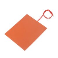 Silikon-Heizmatte für konstante Temperatur, 12V 12W Heizfolie Flexible Heizplatte 120mm x 104mm
