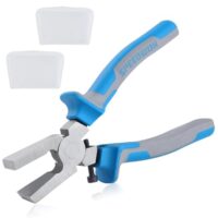 SPEEDWOX Glas-Klemmen mit Gummispitzen, flache Backen und Schlüssel für das Zerbrechen von Gummiklammern aus Glas