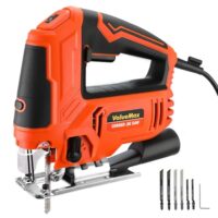 ValueMax Stichsäge 850W mit 6 Geschwindigkeiten und 4 orbitalen Positionen - Leistungsstarker Motor, LED-Beleuchtung und Staubabsaugfunktion