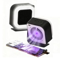 Multifunktionale Rauchabsaugung mit LED-Licht und Kohlefilter für die Reparatur von Mobiltelefonen und das Löten von Leiterplatten