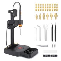 Vertikales Heat Set Insert Tool, Gewindeeinsätze einzubetten, 90W Lötkolben, Lötspitzen M3, M2-M8