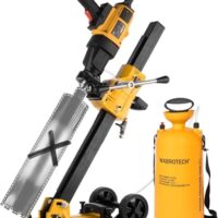 WABROTECH Kernbohrmaschine mit Drehmotor und drei Gangstellen für das Bohren von Löchern mit Durchmessern von 8 bis 112 mm