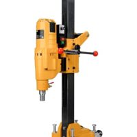 Professionelles Kernbohrgerät WABROTECH WT305E für Bohrungen in Beton, Asphalt und Stein mit Drehzahlregelung von 0-760 U/min und integriertem Nassbohren-Anschluss