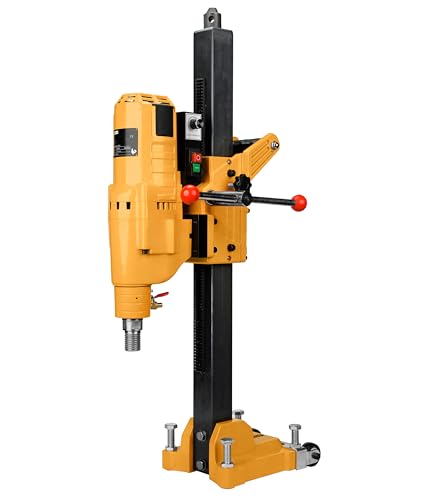 Professionelles Kernbohrgerät WABROTECH WT305E für Bohrungen in Beton, Asphalt und Stein mit Drehzahlregelung von 0-760 U/min und integriertem Nassbohren-Anschluss