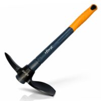 Kleine Spitzhacke X-M3A - Gartenpflug mit Fiberglas-Stiel und Stahlkopf - Ideal für Gartenpflege, Camping und Outdoor-Aktivitäten