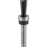 Zinkenfräser HW für metrische Zinkenschablonen mit KL 16 mm, Durchmesser (D) 12,7 mm, E 8°, NL 19,05 mm, S 8 mm, SL 38 mm