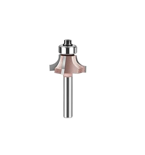 Vier hochwertige Router Bits mit 1/4 Zoll Schaft für Holzbearbeitung, ideal für Anfänger und Fortgeschrittene