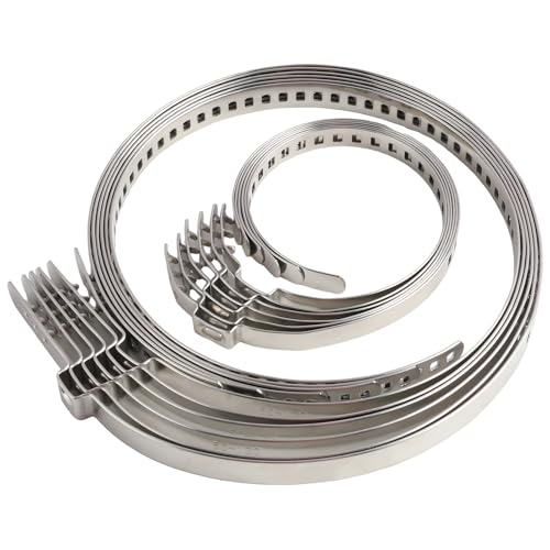CV Achsmanschetten Schellen, 25-50mm und 50-120mm Antriebswellenmanschette, Schlauchschellen aus Edelstahl, wasserdicht, rostfrei und langlebig