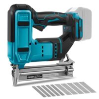 Akku-Nagler-Set, 18GA, Kompatibel mit Makita 18V, bürstenlose Nagelpistole/Klammerpistole, 500 Nägel und 500 Klammern, für Heimwerker, DIY, Holzbearbeitung